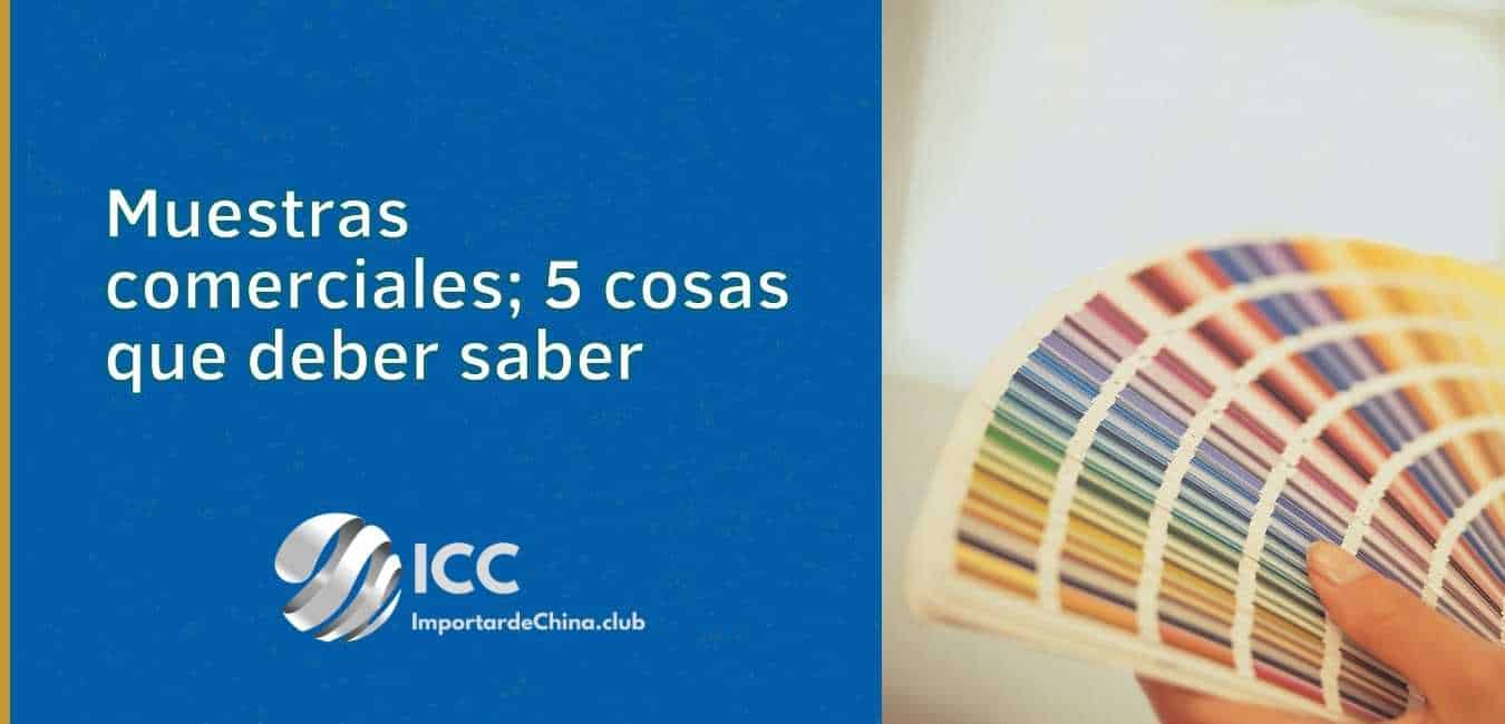 muestras comerciales